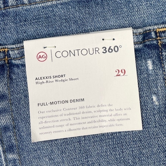 NWT AG Adriano Goldschmied Women’s Alexxis Jean Shorts - Picture 4 of 6